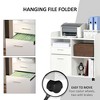 NicBex Mobile File Cabinet Storage Cabinet Organizer with Drawer and Cabinet, Printer Stand with Castors for Home, Office - 3 of 4