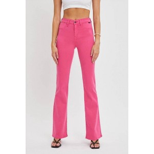 Women's Barbie Mid Rise Flare Jeans - CELLO - 1 of 4