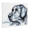 Stupell Industries Monochrome Ink Dog Portrait Abstract Watercolor Detail Canvas Wall Art - 3 of 4
