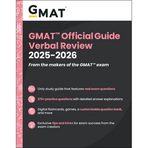 GMAT Official Guide Verbal Review 2025 - 2026 - (Paperback) - 1 of 1