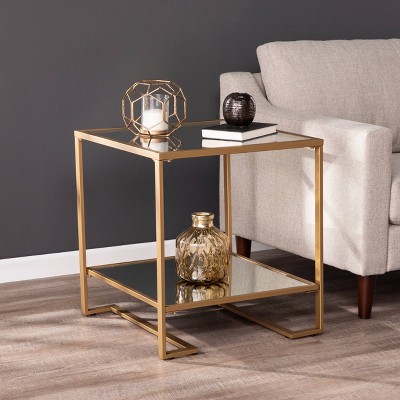 target glass end tables