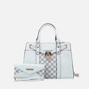 MKF Collection Christine Circular Print Vegan Leather Satchel Bag for Women with Matching Wallet by Mia K - 2 of 4