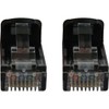 Tripp Lite Cat6a 10G Snagless Molded UTP Ethernet Cable [RJ45 M/M], PoE, Black, 50 ft. [15.2 m] (n261-050-bk) - 4 of 4