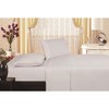 Plazatex Vine Print 90GSM Brushed Microfiber Soft Wrinkle Free Sheet Set White Queen - 2 of 4