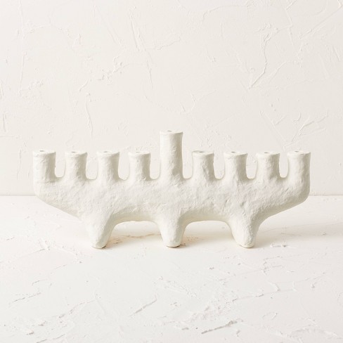 Carved Clay Menorah - Opalhouse™ designed with Jungalow™ - image 1 of 4