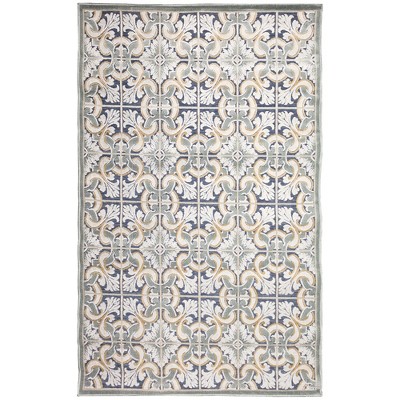 Liora Manne Canyon Floral Indoor/Outdoor Rug..