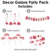 Big Dot of Happiness Happy Valentine’s Day - Valentine Hearts Party Supplies Decoration Kit - Decor Galore Party Pack - 51 Pieces - 2 of 4