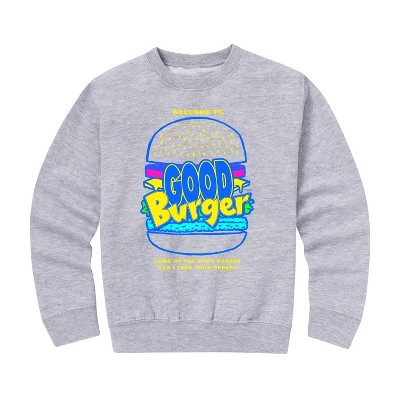 Boys' - Good Burger - Home of the Good Burger Graphic Long Sleeve Fleece Sweatshirt