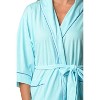 Casual Nights Womens Jersey Duster Short Robe - 4 of 4