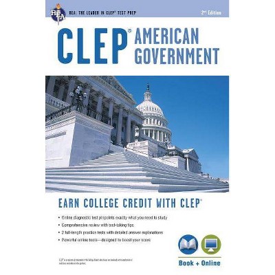 CLEP(R) American Government Book + Online - (CLEP Test Preparation) 2nd Edition by  Preston Jones (Paperback)