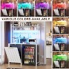 PAKASEPT 63" Mini Fridge Stand and Microwave Coffee Maker, With Trash Can Storage and Power Outlets, 3-Tiers Coffee Stand, Kitchen Bakers Rack - 3 of 4