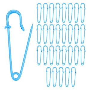 Unique Bargains Sewing Upholstery Spring Lock Blanket Bulk Large Safety Pins 30 Pcs - 1 of 4