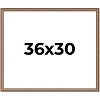 PosterPalooza | Slim Profile Gold Picture Frame - UV Acrylic, Backing Board, Hanging Hardware Included - 2 of 4