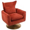 NicBex Upholstered Accent Chair with Wood Frame,Classic Linen Swivel Chair for Bedroom,Reading Room - 4 of 4