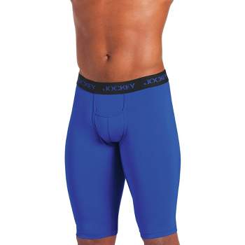 Jockey Men's Underwear RapidCool 13 Quad Short, Azurite Burst, S at   Men's Clothing store