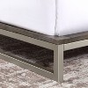 Steve Silver Co. King Broomfield Panel Bed Walnut: Modern Style, No Box Spring Needed, Metal Reinforcement - image 4 of 4