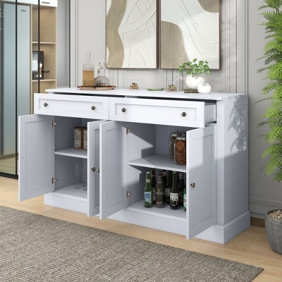 YOOCOZZ Kitchen Sideboard Buffet Cabinet with Drawers & Doors