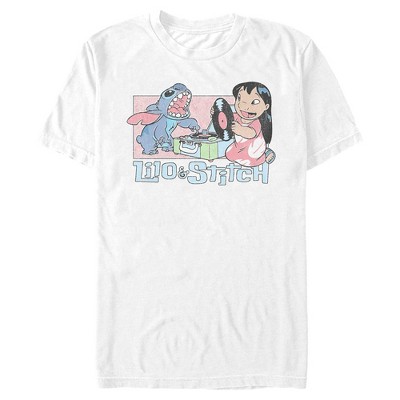 Men's Lilo & Stitch Dj Duo T-shirt : Target