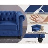 60 in.  Couches 2-Seater Loveseat for Living Room Furniture Sets-Morden Fort - 2 of 4