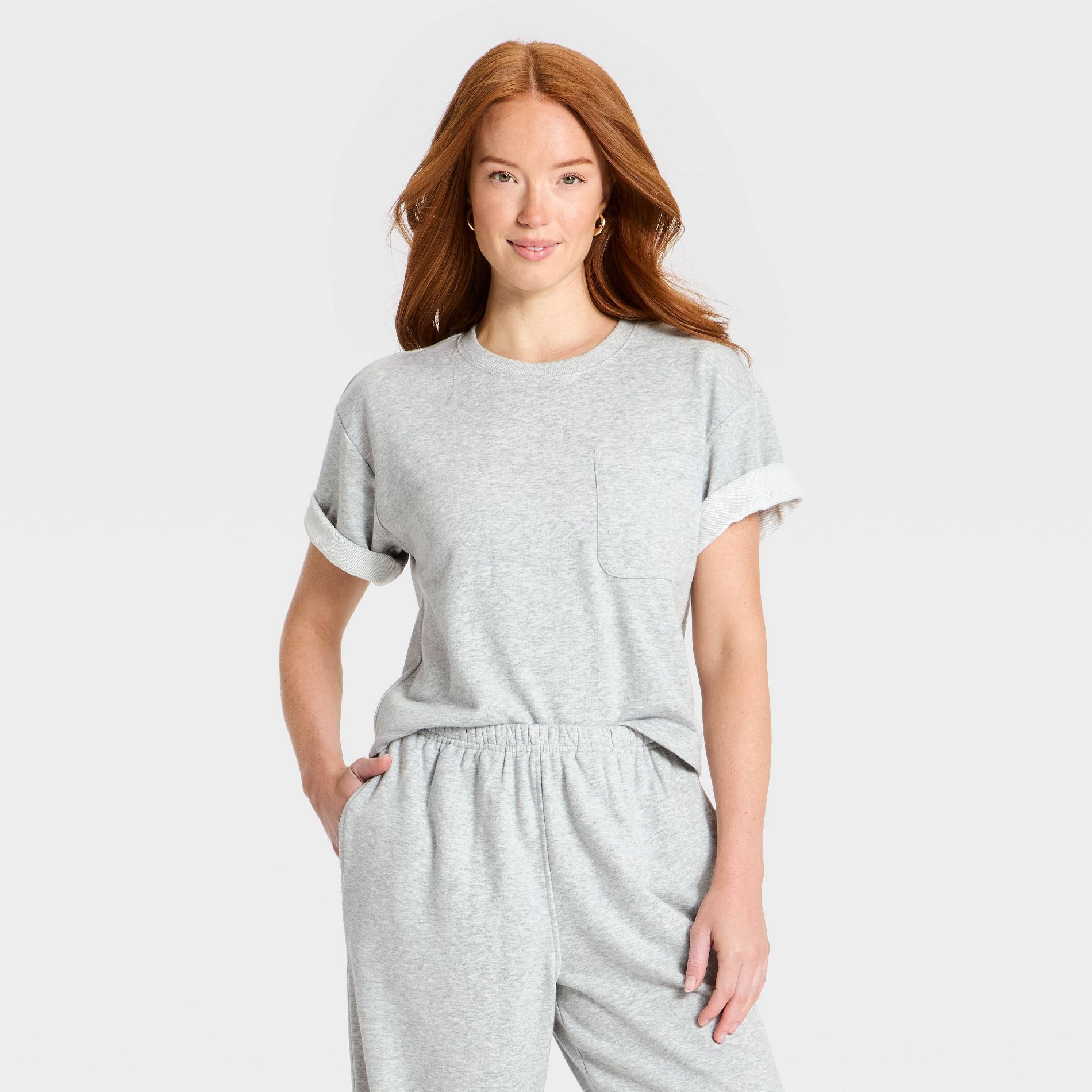 Women's Short Sleeve Pullover Sweatshirt - Universal Thread™
