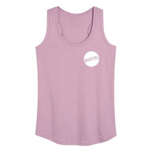 Women's - Mattel - Mattel Original Logo Pocket Size Graphic Racerback Tank - 1 of 4