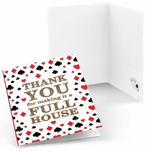 Big Dot of Happiness Las Vegas - Casino Party Thank You Cards (8 count) - 1 of 4