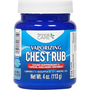 Personal Care Vaporizing Chest Rub 4 oz, 1 Count, CASE OF 12 - 1 of 4