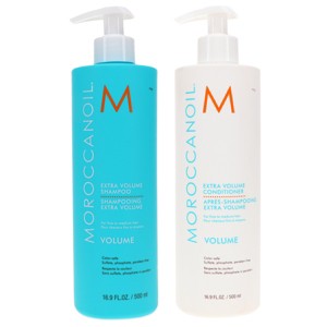 Moroccanoil Extra Volume Shampoo 16.9 oz & Extra Volume Conditioner 16.9 oz Combo Pack - 1 of 4