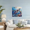 Stupell Industries Rainbow Sea Turtle & Bubbles Canvas Art - 3 of 4