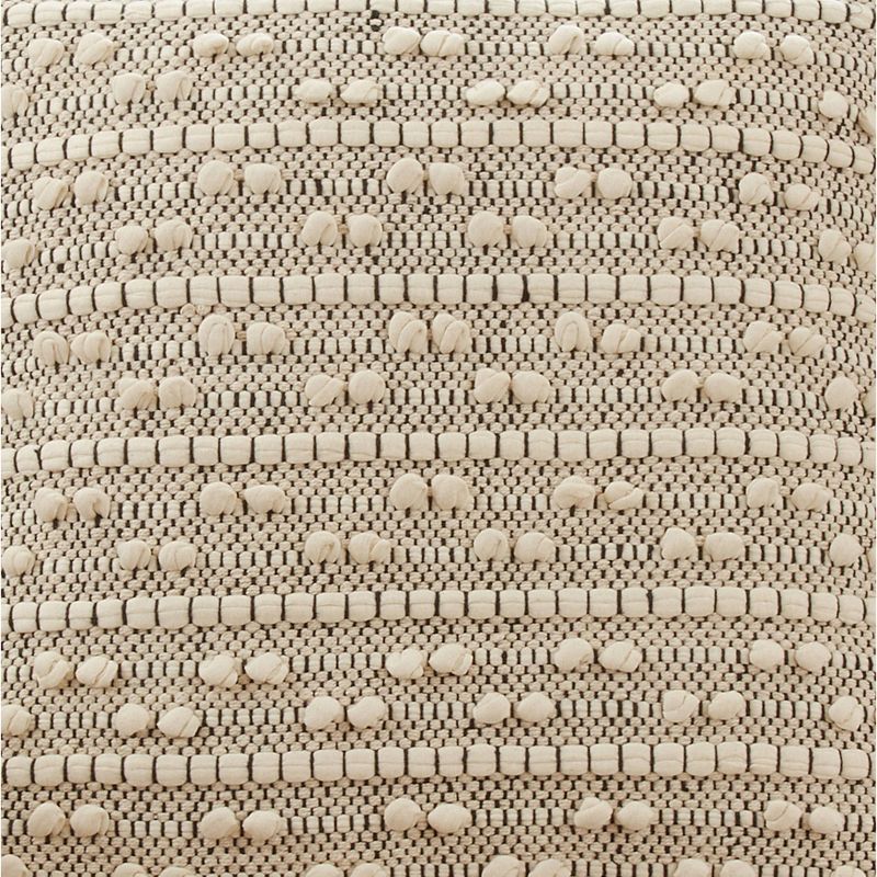 18&#34;x18&#34; Cotton Moroccan Design Square Pillow Cover Natural - Saro Lifestyle, 4 of 7