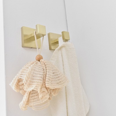 Gold Stainless Steel 5-Piece Bathroom Hardware Set