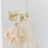 BWE 5-Piece Bath Hardware Set with Towel Bar, 2 Towel Hook,Toilet Paper Holder and Towel Ring - 3 of 4