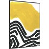 32" x 42" Color Block Maze I by June Erica Vess Framed Canvas Wall Art Print - Amanti Art - 2 of 4