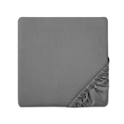 Fitted Sheet Brushed Microfiber Bottom Sheets with Built in Sheet Straps by Sweet Home Collection®