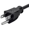 Monoprice Power Cord - 25 Feet - Black | NEMA 5-15P to IEC 60320 C13, 18AWG, 10A/1250W, 3-Prong - 3 of 4