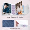 Unique Bargains Detachable Kpop Photocard Holder Book Binder Button Design with Mushroom - 4 of 4