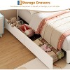 Twin Upholstered Bed Frame with 2 Storage Drawers &  Headboard, Berber Fleece Princess Platform Bed for Kids, Wood Slats Support, No Box Spring Needed - 4 of 4