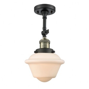 Oxford - 1 Light Semi-Flush Mount In Traditional Style-12.5 Inches Tall and 7.5 Inches Wide - 1 of 3
