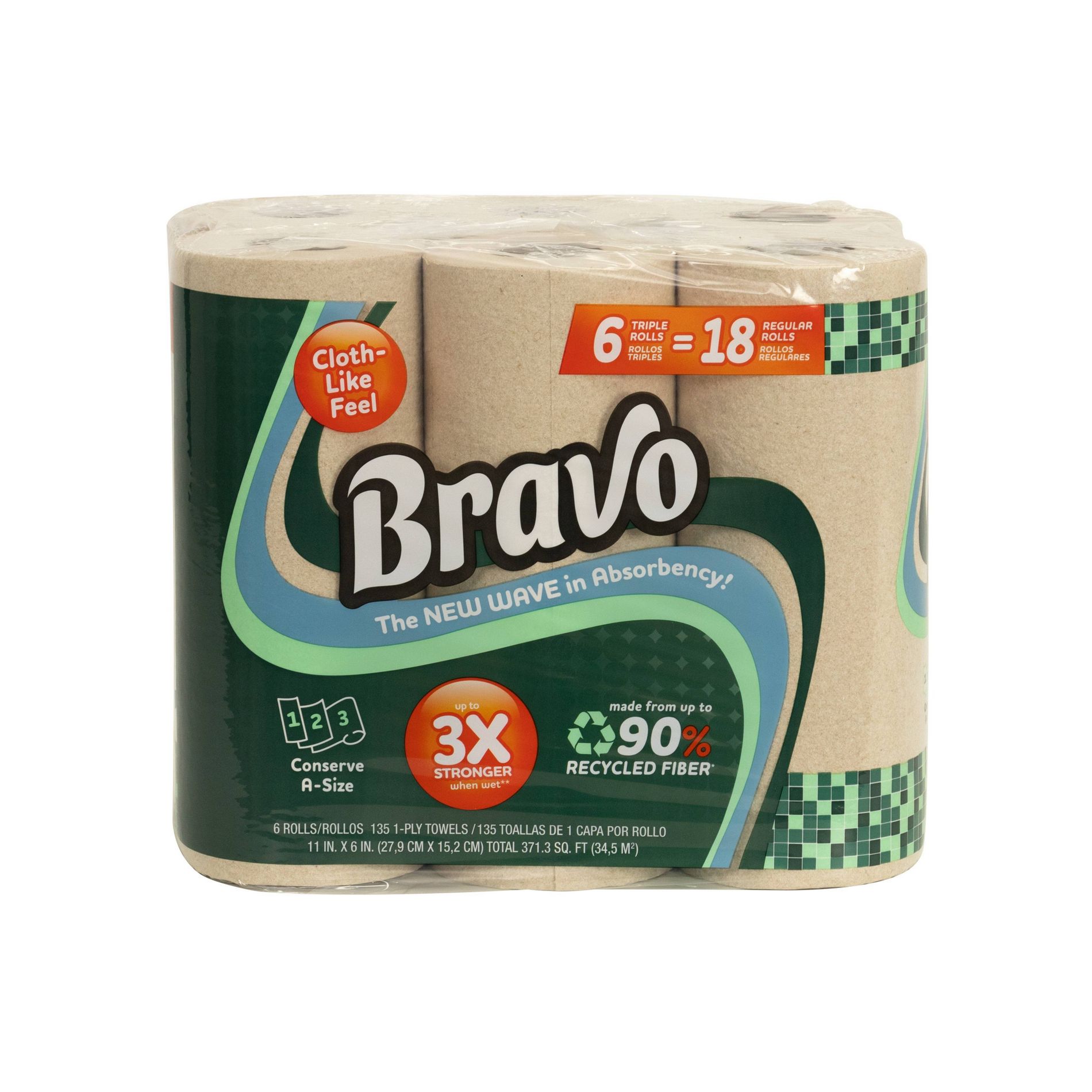 Bravo Paper Towels - 6 Rolls