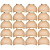 20 Pack Wig Caps for Women, Ultra-Thin Stretch Nylon Stocking Cap for Lace Front Wigs, Breathable Mesh Wig Liner for Cosplay, Ballet, Daily Use - 2 of 4