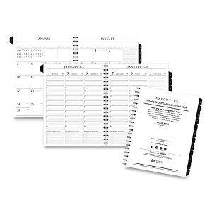 Executive Weekly/Monthly Planner Refill with 15-Minute Appointments, 11 x 8.25, White Sheets, 12-Month (Jan to Dec): 2025 - 1 of 4