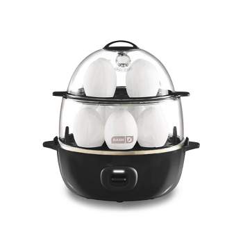 Dash Express Electric Egg Cooker, 7 Egg Capacity for Hard Boiled, Poached,  Scrambled, or Omelets with Cord Storage, Auto Shut Off Feature, 360-Watt