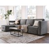 Chenille Reversible Sectional Sofa, 9-Seater Modular Sectional Sofa, U-Shape Modular Couch Storage Seats Ottomans with Chaise - 3 of 4