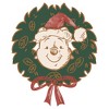 Juniors Winnie the Pooh Christmas Wreath Portrait T Shirt - 2 of 4