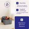 HOMZ Stackable and Nestable Heavy Duty Plastic Storage Container with 4 Way Handles - 3 of 4