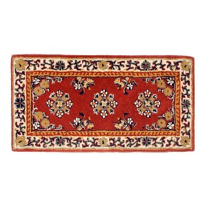 ACHLA Designs 44" Long Minuteman International Oriental Rectangular Hearth Rug: Wool, Fire-Resistant - 1 of 4