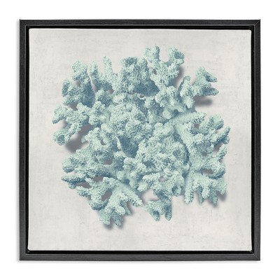 Stupell Industries Coral Blue Sea Beach Design, 18" x 18"