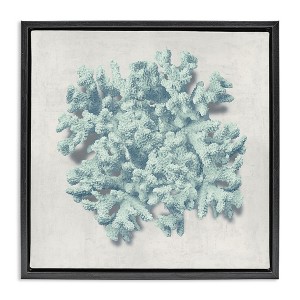 Stupell Industries Coral Blue Sea Beach Design, 18" x 18" - 1 of 4