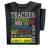 Collections Etc Teachers Words T-shirt - 4 of 4