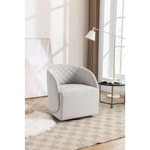 Doris swivel best sale accent chair